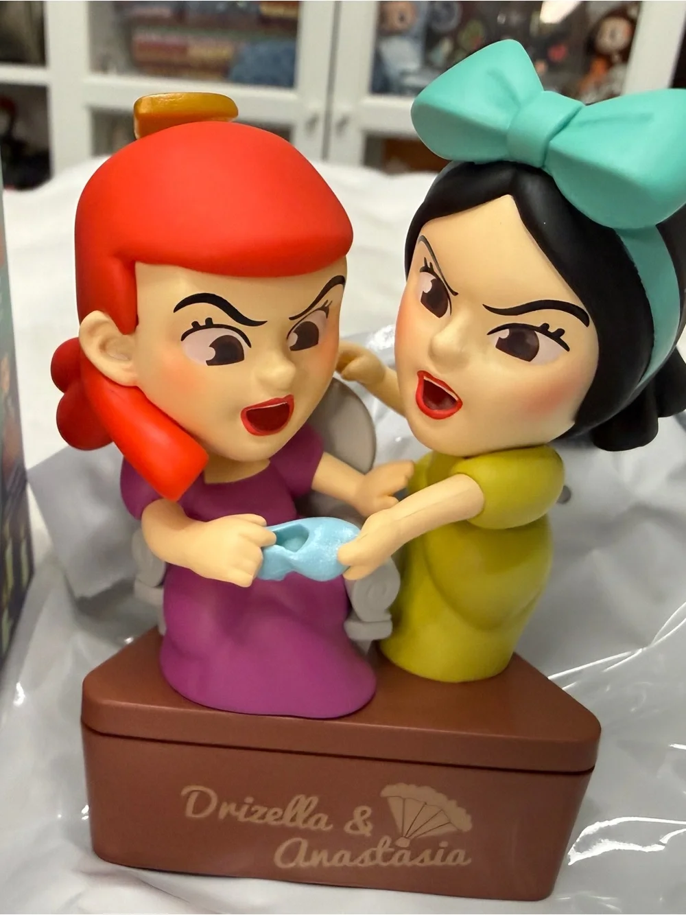 Disney Villains Drizella & Anastasia Collectible Figure - Red, Yellow